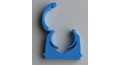 MDPE Blue hinged pipe clip 